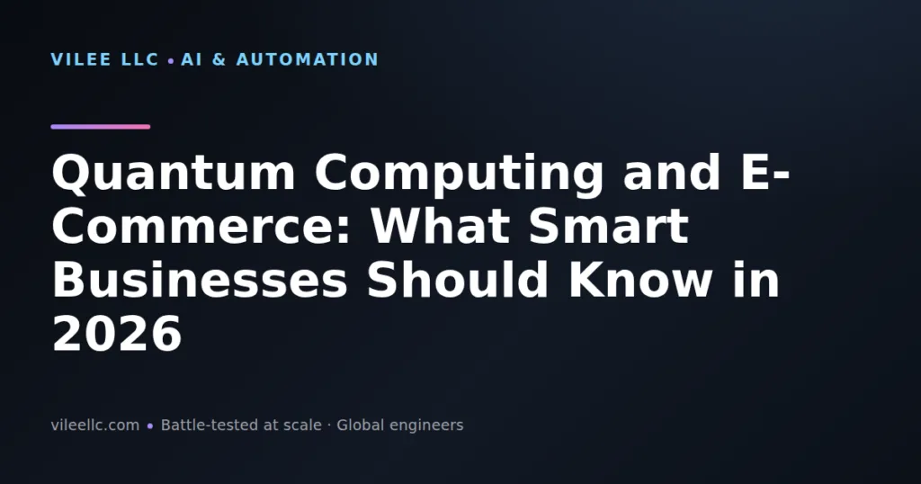 Quantum Computing and E-Commerce