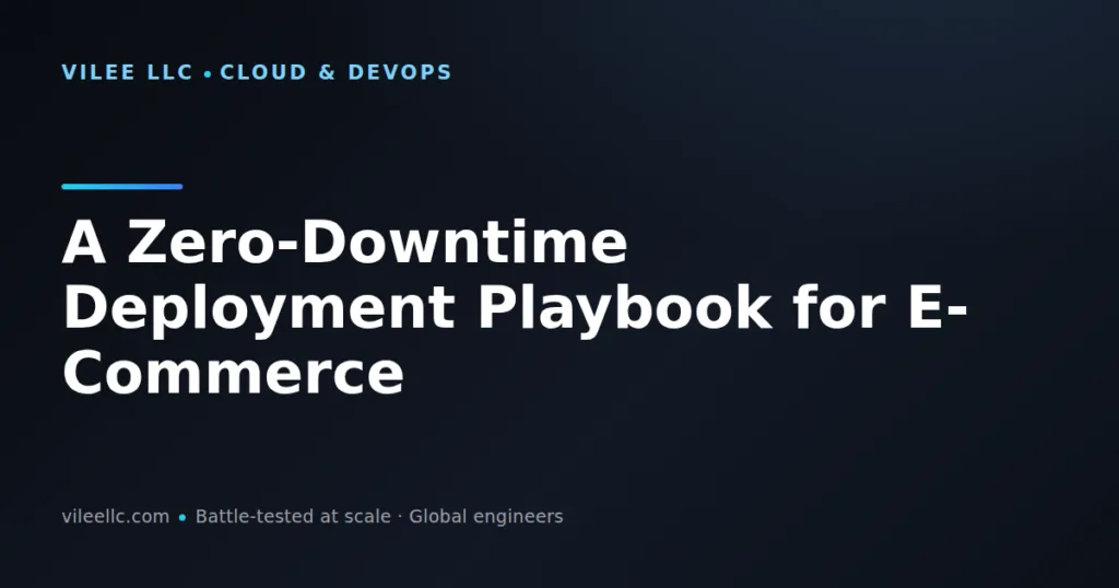 A Zero-Downtime Deployment Playbook for E-Commerce
