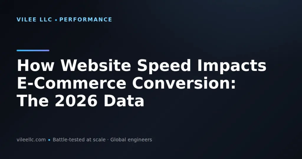 Website speed and e-commerce conversion