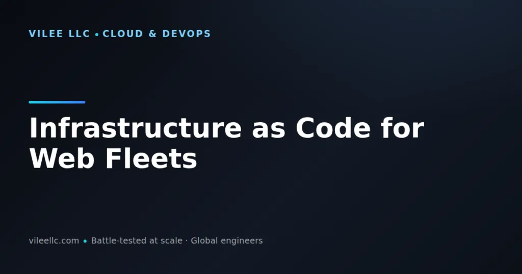 Infrastructure as Code for Web Fleets: Automating WordPress Deployments at Scale