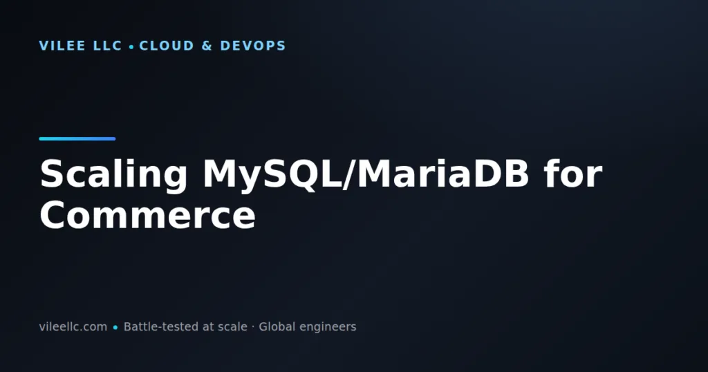 Scaling MySQL and MariaDB for High-Performance E-Commerce