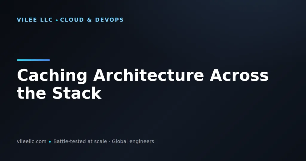 Caching Architecture Across the Stack: Building High-Performance Applications