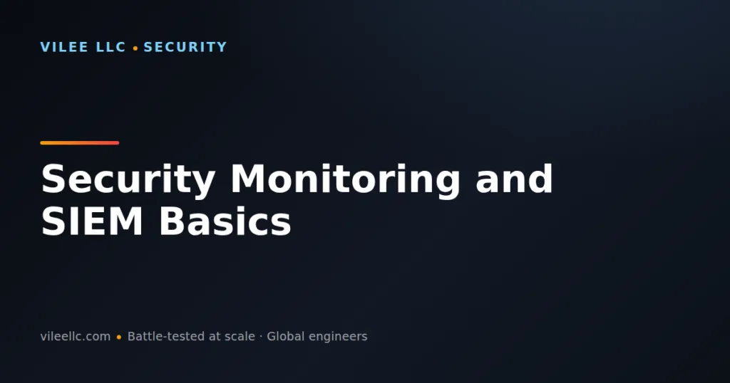 Security Monitoring and SIEM Basics for E-Commerce: A WordPress Guide